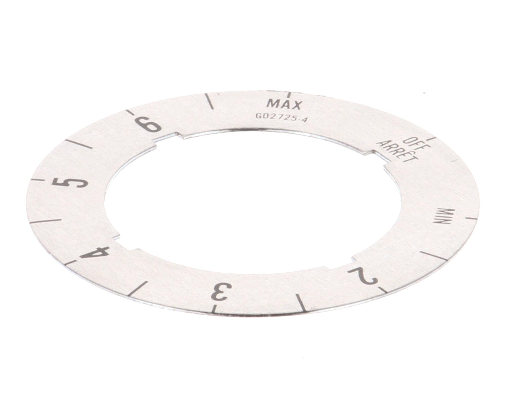Insert de cadran Garland G02725-4 repère effacé solution bouton min max - 5