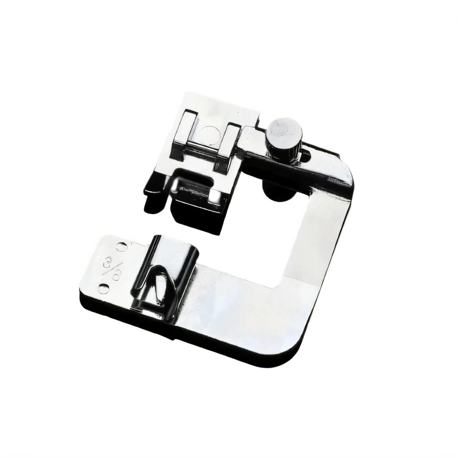 Ekoama Household Sewing Machine Hemmer Foot Metal Rolled Hemming Presser Foot Quick Installation For Fabric Tailoring Stitching