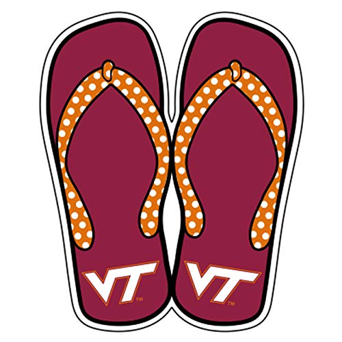Imán Virginia Tech Hokie Head de 10 in