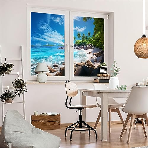 Vinilo decorativo Dunmat efecto vidrieras 35.4x63 pulgadas x2 miniatura 5