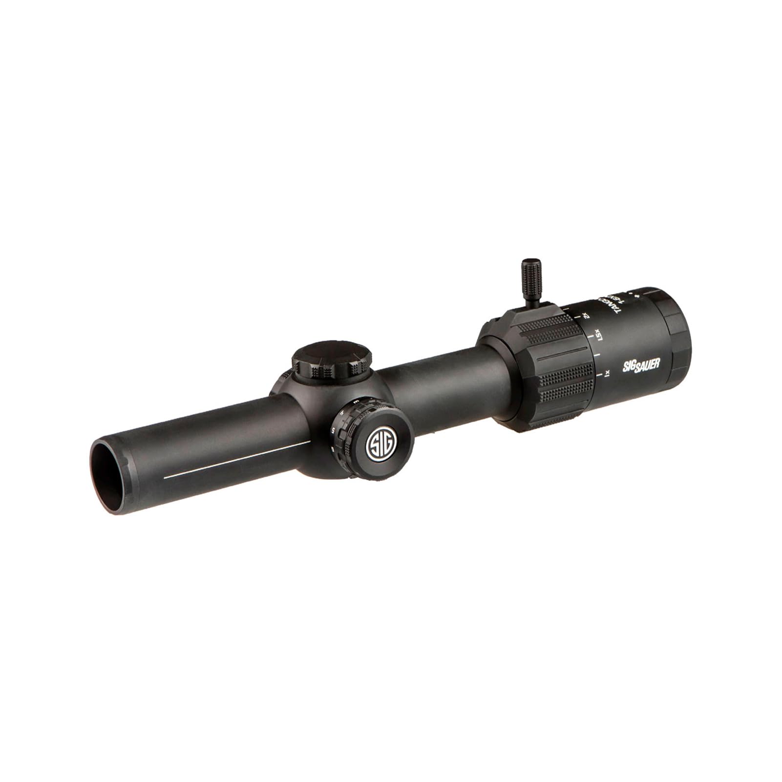 Sig SauerTango-MSR LPVO 1-6X24 30mm Tube F2 / Second Focal Plane Riflescope with Hellfire Illuminated FL-6 Reticle - Durable Waterproof Fogproof Black Hunting Rifle Scope - Lens Covers Included