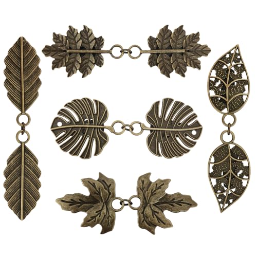 Image of CLINTT Exquisite Retro Sweater Twirl Clips, Cape Cloak Fasteners for Dresses, Stylish Cardigan Clips