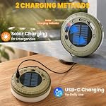 2Pack Solar Camping String Lights, 32.8FT Warm/RGB Rechargeable Tent Lights - Image 3