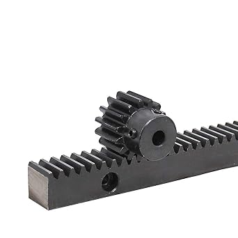 2Mod 17T Steel Pinion Gear 2M17T Motor Spur Gear with Step Bore 8mm Pitch 6.28mm Outer Dia 38mm (Bore 8mm)
