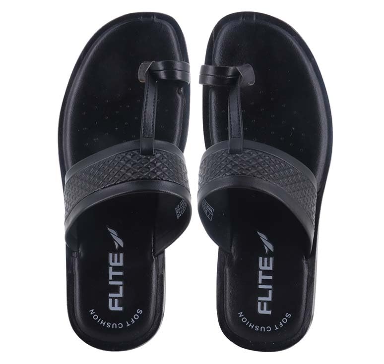 Image of FLITE Men's Slippers /Kohlapuri Sandals for Men /Leather Slippers for Gents