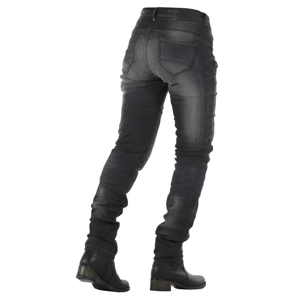Overlap City Jeans Femme Homologué Route, Noir, Taille 32
