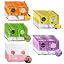 Purple+orange+yellow+green+pink-25pcs