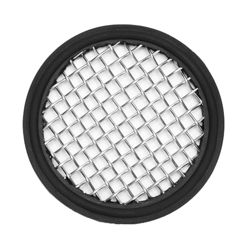 Image of DERNORD 2 Pack 2 inch Sanitary Tri-Clamp Gasket Buna-N (NBR) w /Stainless Bonded Type Screen 6 Mesh