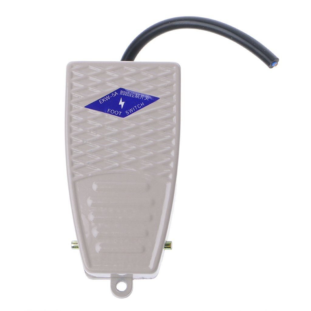 KANGQL USB Switch, 380V for 220V SPDT Momentary Control Foot Pedal EKW-5A-B
