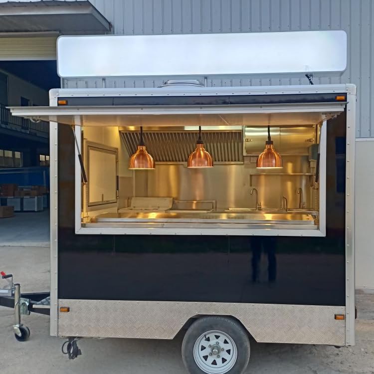 Rimorchio del camion dell'alimento del gelato in vendita con attrezzatura completa della cucina e configurazione mobile