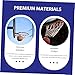 BESPORTBLE 6pcs Heavy Duty Basketball Net Replacement Basketball Hoops Nets for Indoor and Outdoor Use Easy to Install Design