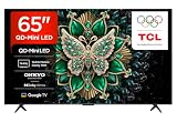 TCL 65C6K 65" QD-Mini LED TV, 4K HDR Premium 1000nits, Smart TV con tecnologia Google TV (Dolby Vision IQ e Atmos, sistema audio Onkyo 2.1, Motion Clarity Pro a 144 Hz, Game Master)