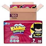 Kiddies Antifugas Pañal Talla 7 XXG Grande 160 pañales