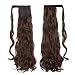 24"(60cm) SEGO Coleta Postiza Rizada Larga con Trenzas Pelo Sintético Se Ve...