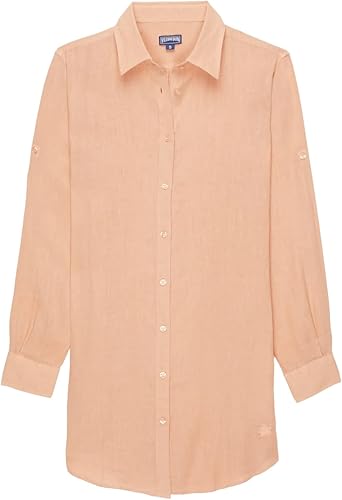 Vilebrequin, Vestido Camisero De Lino De Color Liso para Mujer