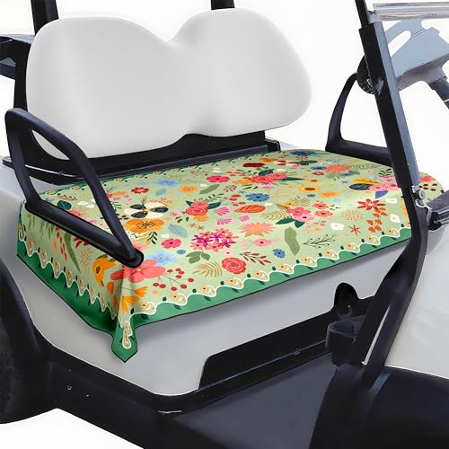 rywyyebsi Golf Cart Seat Covers,Golf Cart Seat Towel Blanket for Men Women Keeps Seat Comfortable and Clean,51"x 31",Golf CartAccessories for 2-Person Seats Decorations