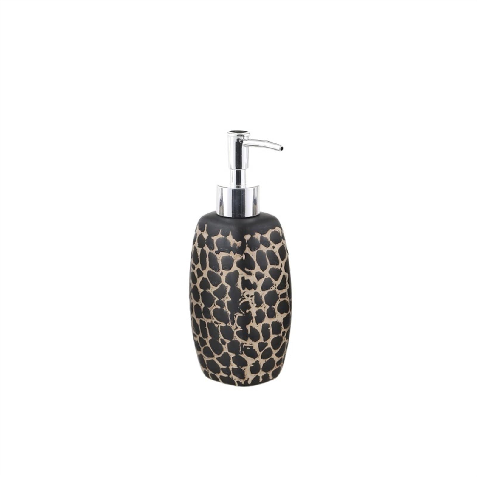 Dozownik mydła kreatywny kształt dozownik mydła do łazienki kuchni biura ceramiczny dozownik mydła 300 ml/10,14 uncji butelka na mydło do masażu szampon olejek eteryczny dozownik mydła (C)
