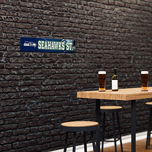 Rico Industries Nfl Seattle Seahawks 16-Inch Plastic Street Sign Décor #TOP4