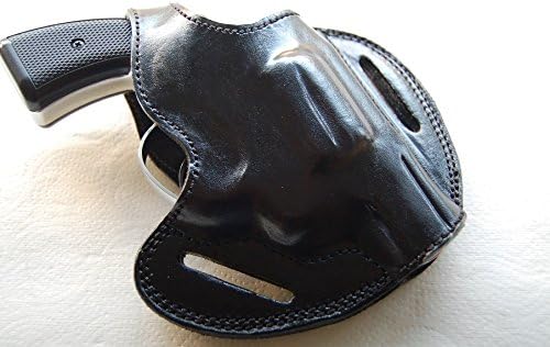 Leather Belt Owb Holster for colt,Smith Wesson 38 Special Snub Nose (R.H)