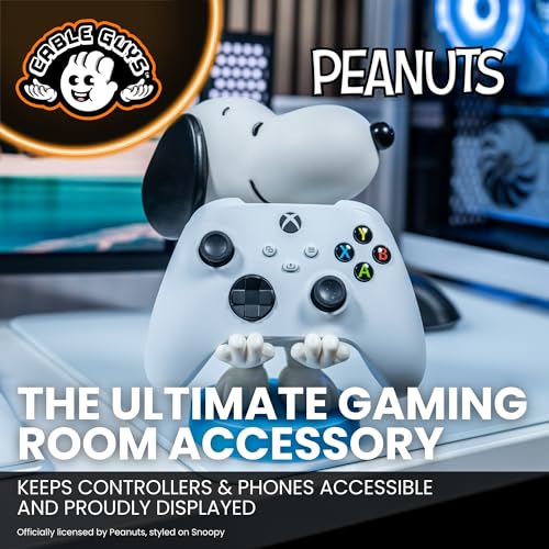 Cableguys Peanuts Snoopy accessoire gaming support manette Xbox PlayStation