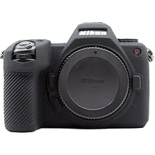 Z6 III Camera Case, BMAOLLONGB Fullbody Thin Lightweight Silicone Camera Skin Body Rubber Cover Case for Nikon Z6 III Z6III Black, Frosted