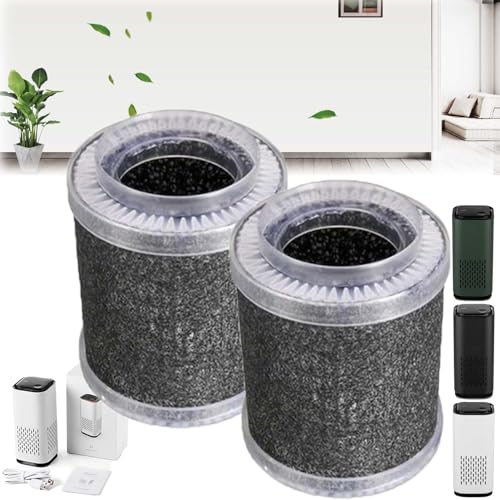 Puppy Mothers Pet Air Purifier, Pet air purifiers for home pee smell, Pet air purifier puppy mothers, with True Hepa 3-in-1 Filter, 360° Intake Air Purifier, Covers up to 990 Ft² (2*Filter)