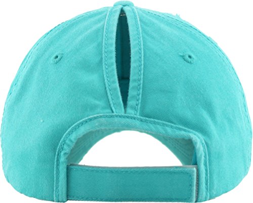 Image of Classic Plain Ponytail Messy High Bun Headwear Adjustable Cotton Trucker Mesh Glitter Hat Baseball Cap