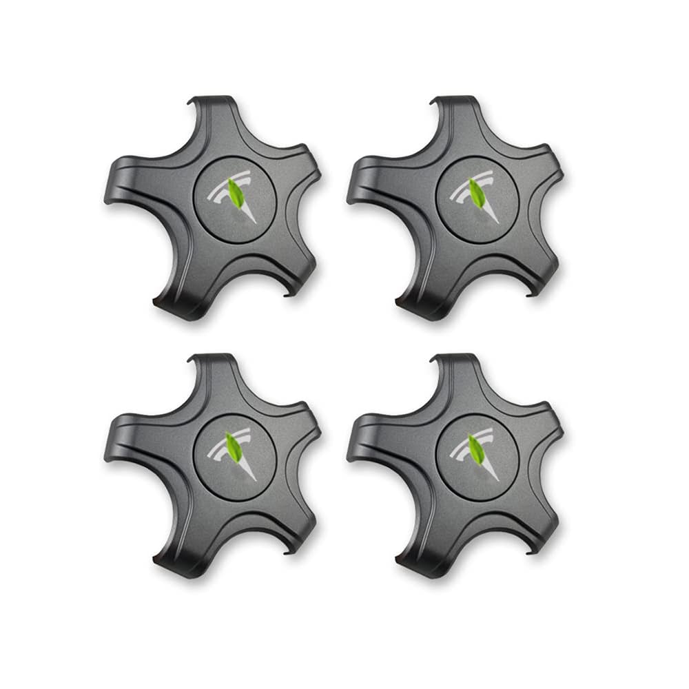 Center Caps Hubcaps Cover Aero Wheels for 18-inch Original Standard Rims Compatible with Model 3 (NOT Compatible with Model 3 Highland)