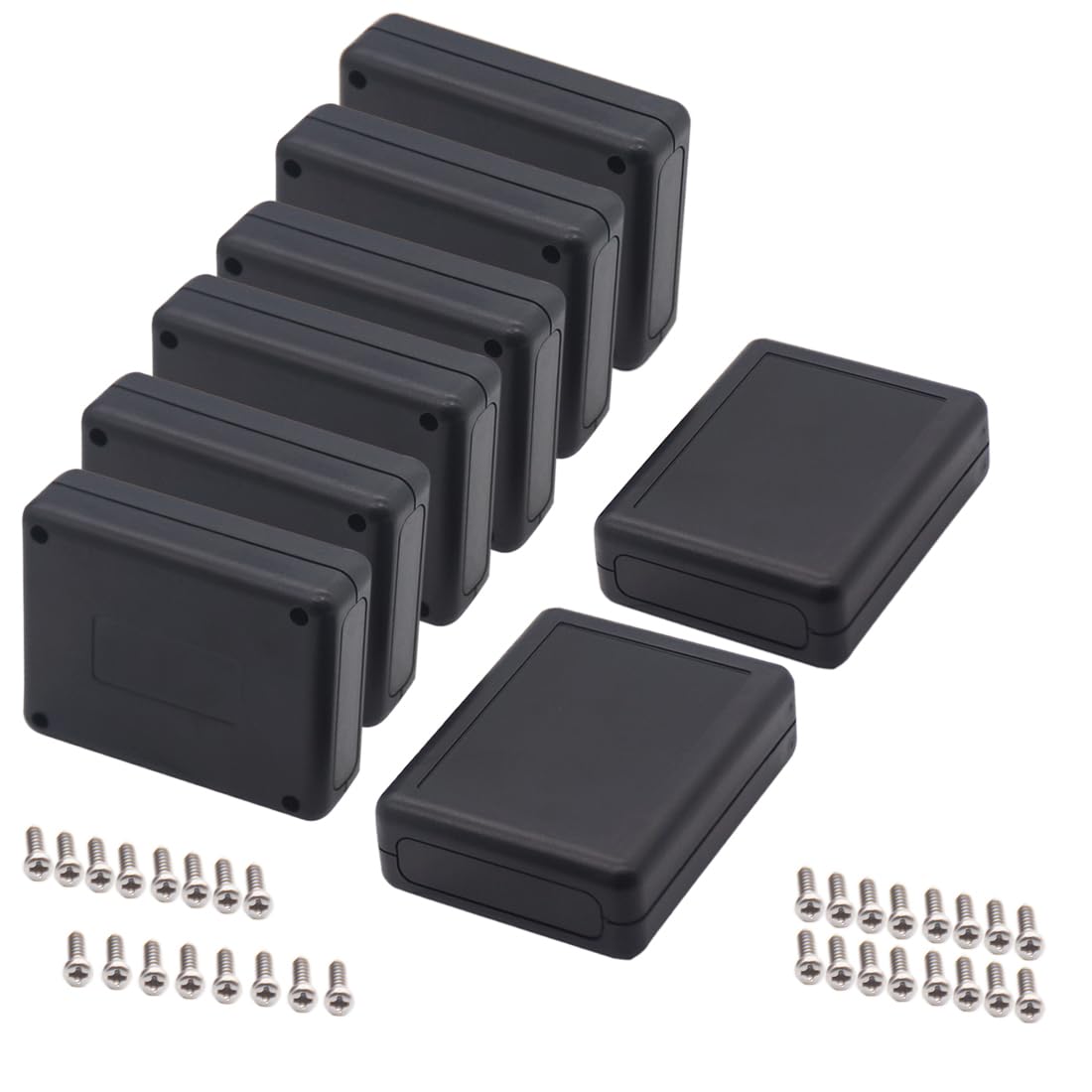 Zulkit Project Boxes - 5 Pack ABS Electrical Cases -9 Zulkit Project Boxes - 5 Pack ABS Electrical Cases -9