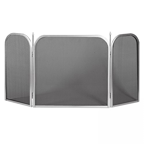 Étincelle Grille de protection cadre en acier inoxydable, Anthracite