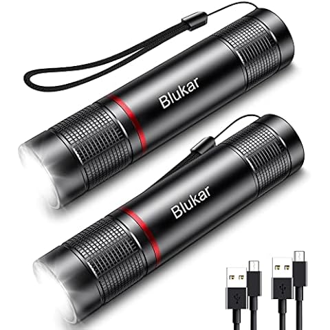 Blukar Linterna LED Recargable con 4 Modos Cover