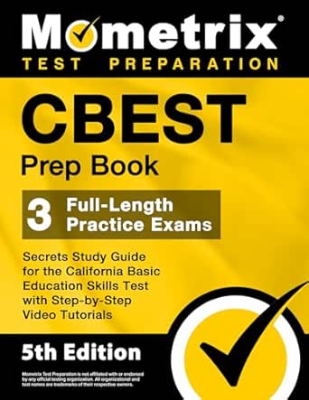 Amazon.com: CBEST Prep Book - 3 Full-Length Practice Exams, Secrets ...