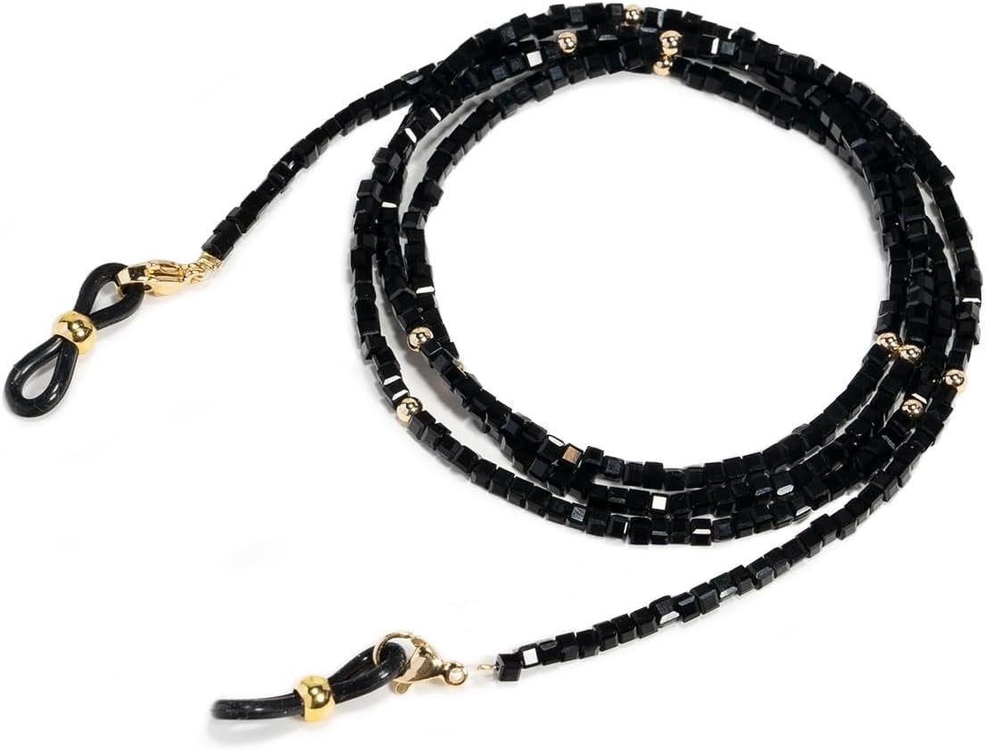 Retro Beads Eyeglass Chains Crystal Versatile Sunglasses Hanging Neck Anti-slip Eyewear Lanyard