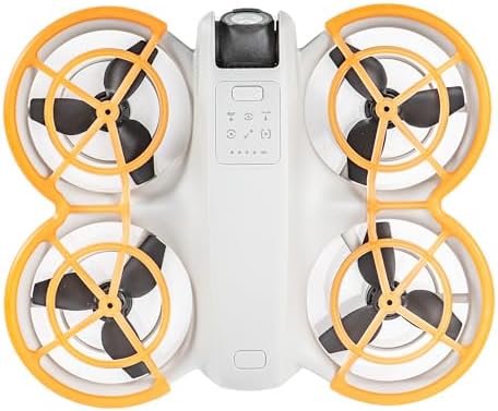 BTG Propeller Guard Protector with Fluorescent Effect for DJI Neo, Anti-Collision Prop Bumper Protective Cover Ring Impact Protectors for DJI Neo Drone Night Flight (Orange) — 사진 2