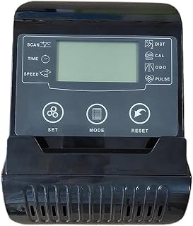 Indoor Exercise Bike Meter LED Display Target Movement Tracking | Real-time heart rate detection, requires dual hand grip, connects to Kinomap app, tracks target movement goals