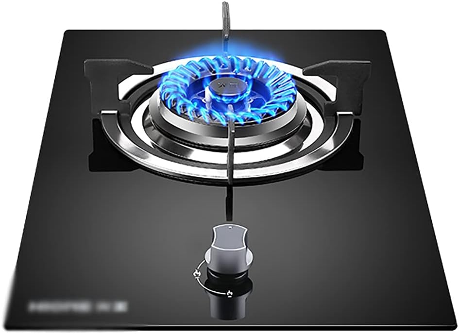 Burners Gas Hob 4.2KW Built-in Gas Hob，Black Tempered Glass Gas Cooktop,With FFD,NG/LPG Convertible(Lpg)