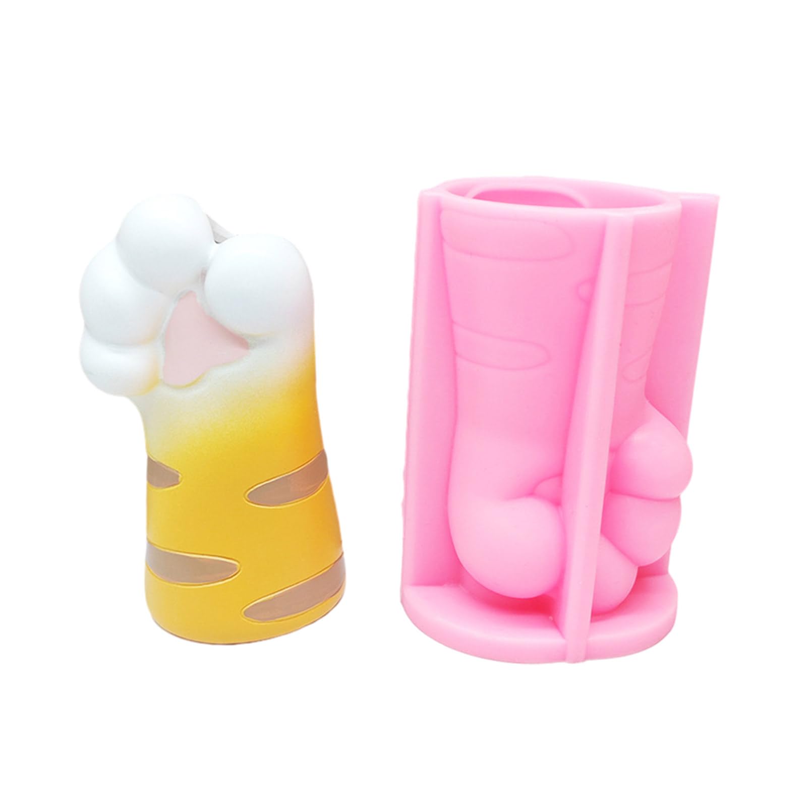 Vase en silicone en forme de patte de chat, idée cadeau originale en résine