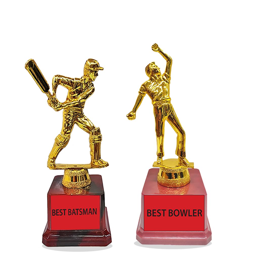 Trophy for Cricket Best Batsman and Bowler Award Best Batsman Trophy Cricket Best Bowler Trophy 7 inches-picture-14