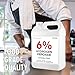 Allied Science 6% Hydrogen Peroxide, Food Grade H202 and Water, 2.5 Gallon