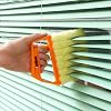 Herramienta de Limpieza de Persianas, Herramienta de Limpieza de Ventanas de 7 Dedos, Cepillo de Limpieza Mini Lavable, Herramienta de Limpieza Manual para Aire Acondicionado, Persianas de Madera, 6
