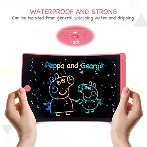 Orsen LCD Writing Tablet, Toys for 3-6 Year Old Girls, 8.5-inch Doodle Board Drawing Tablet, Girls Gifts Toys for 3 4 5 6 7 Year Old Girls Boys(Pink) - Thumbnail 7