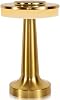 Rechargeable Cordless Table Lamp, Touch Control 3 Color Temperatures Dimmable, Portable USB-C Powered LED Desk Light for Bedroom, Restaurant, Outdoor & Camping Gold