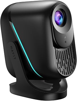 Havit PJ220 Pro Ak ll  Projeksiyon Cihaz    1080p, Android TV 13.0, 250 ANSI L men, Oto Odaklama