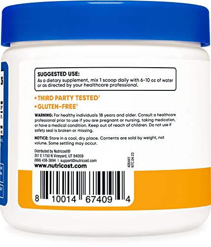 Nutricost Magnesium Citrate Powder (Peach Mango, 250 Gram) #TOP2