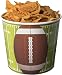 Hammont Football Party Supplies Snack Cups - 84 Oz Superbowl Disposable Paper Bucket Ideal for Tailgate Parties, Family Dinner and Sports Event (8 Pack)