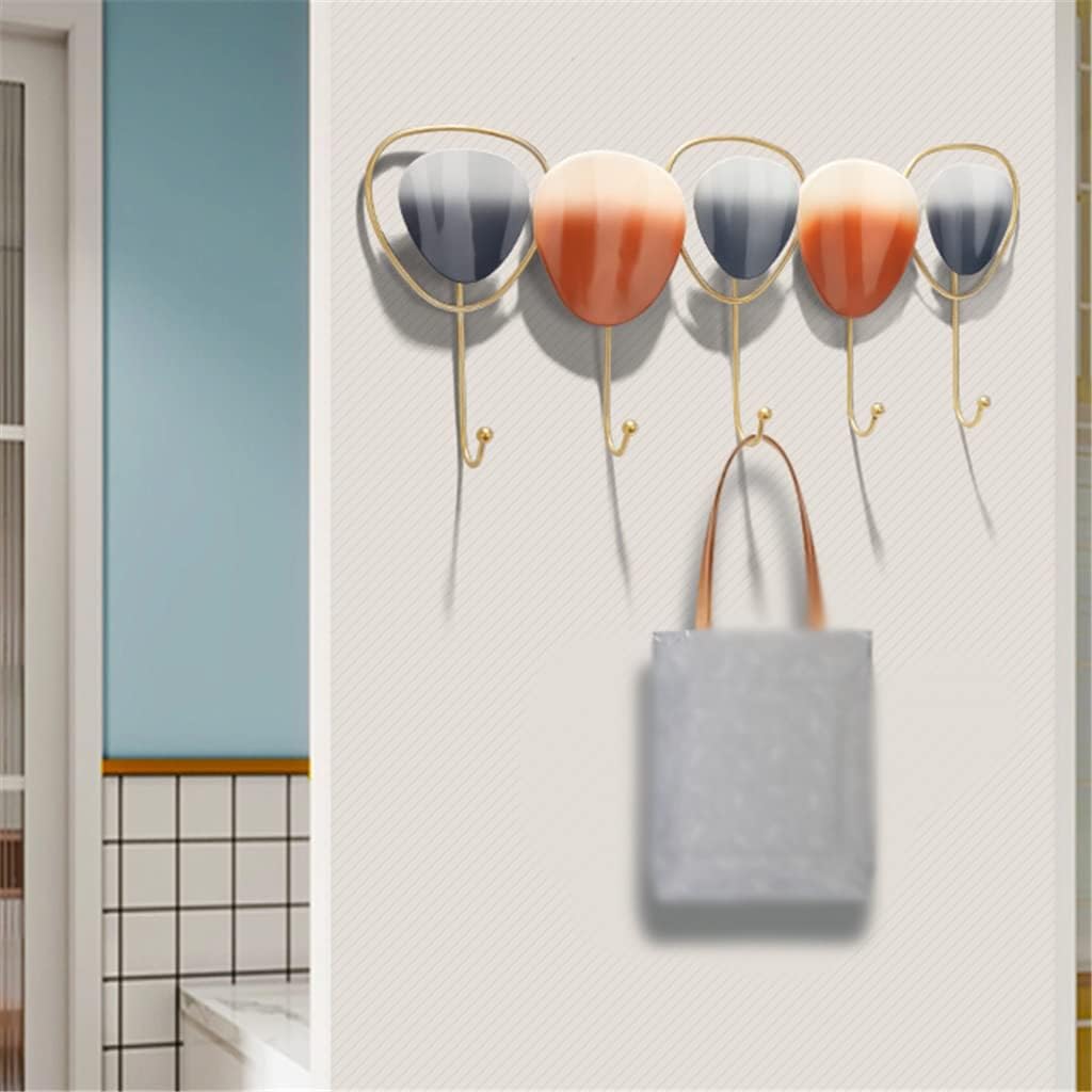 JSEIAJB Punch-Free Hook, Strong Viscose Coat Hook, Entrance Hall Wall Hanging Storage Rack, Coat Hook