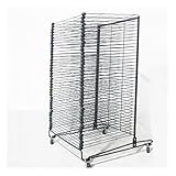 Art Drying Rack,Metal 40 Shelves Art Canvas Storage Rack,Floor-standing Art Drying Rack,Rubber Buckle,Suitable for Storing 8K A4 A3 A2 Paper - Image 8