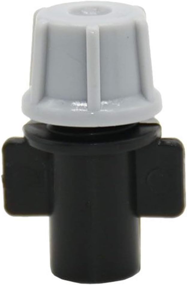 Gardening Watering System Tools Atomizing Nozzle Atomizing Nozzle Connector, with 1/2 Inch Male Thread 6mm Interface Garden Drip Irrigation Accessories 400 Pieces (Color : Light Grey)
