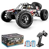 【Macchina Telecomandata Professionale in scala 1:12】 Questa auto rc per adulti dotata di pneumatici fuoristrada e motore potente aggiornato, raggiunge un'alta velocità fino a 45+ Km/h, che consente al buggy rc di avere una velocità elevata, può portare una maggiore competitività nella corsa di resistenza. Questa macchina per hobby monster truck rc ha una salita di 45 gradi per garantire il traffico senza ostacoli su più terreni e terreni diversi ma.