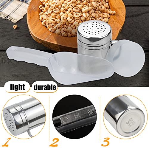 Czwestc Popcorn Supplies Bundle- Popcorn Plastic Scoop With Popcorn Salt Shaker For Popcorn Bars, Movie Nights, Concessions #TOP3